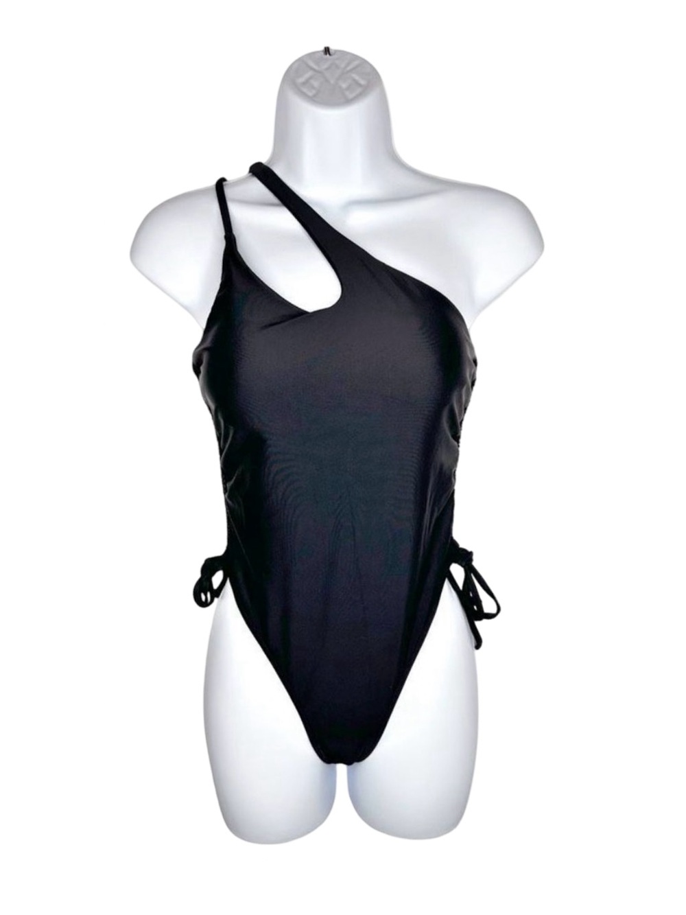 Solado One-Shoulder Ruched High Cut Swimsuit - Size Small